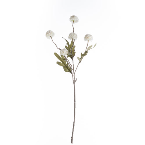 Kunstblume Kornblume weiß