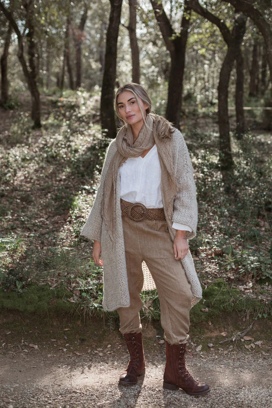 Strickjacke Soft Muse beige