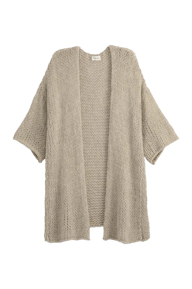 Strickjacke Soft Muse beige