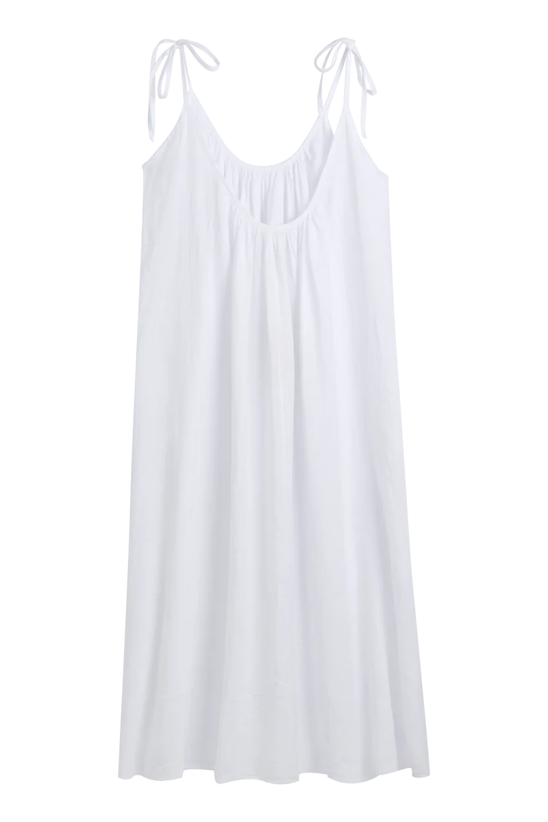 Kleid Sun Queen Linen weiß