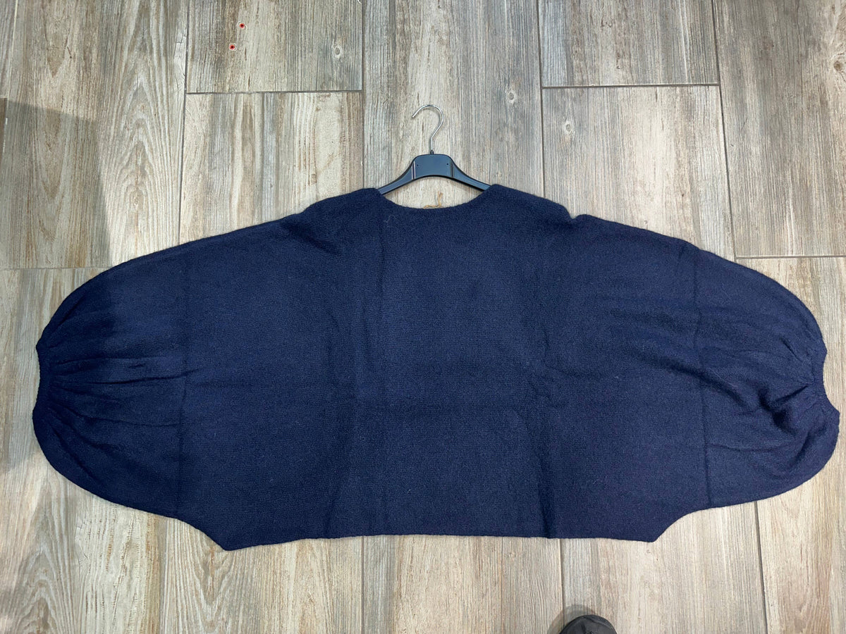 Oversize-Pullover mit Ballonärmeln REF. 52082: Marineblau