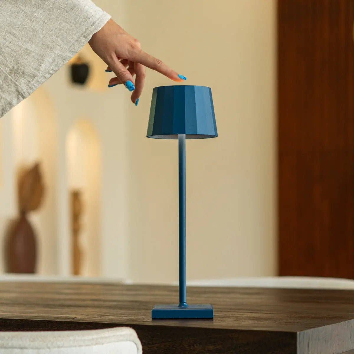 Tischlampe Wouter Delfter Blau