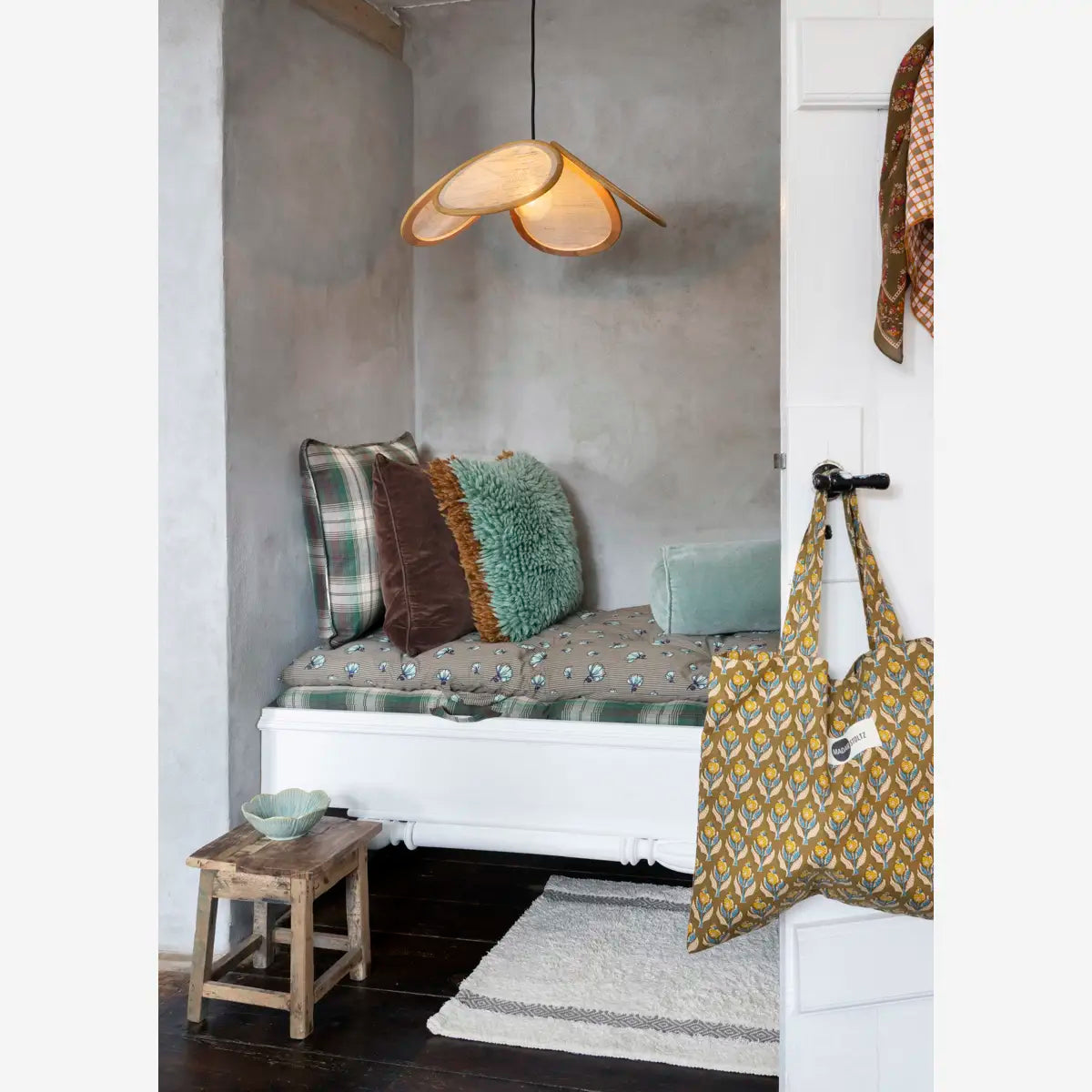 Hocker / Beistelltisch Recyceltes Holz