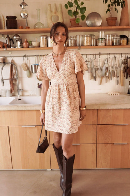 Kenzi-Kleid: Beige / S