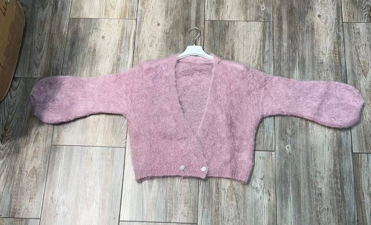 Wickeloberteil aus Mohair 7718: Rose