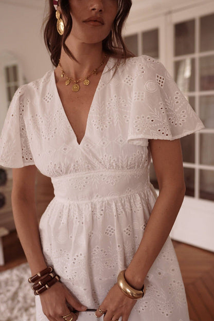 Kleid Jalen: Weiß / M/L