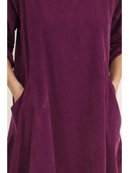 KLEID 772 100% Baumwolle Cord: Tabacco