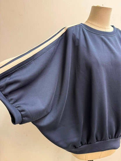 Oversize-Sweatshirt mit Fledermausärmeln: Taupe / Eine Größe 51511
