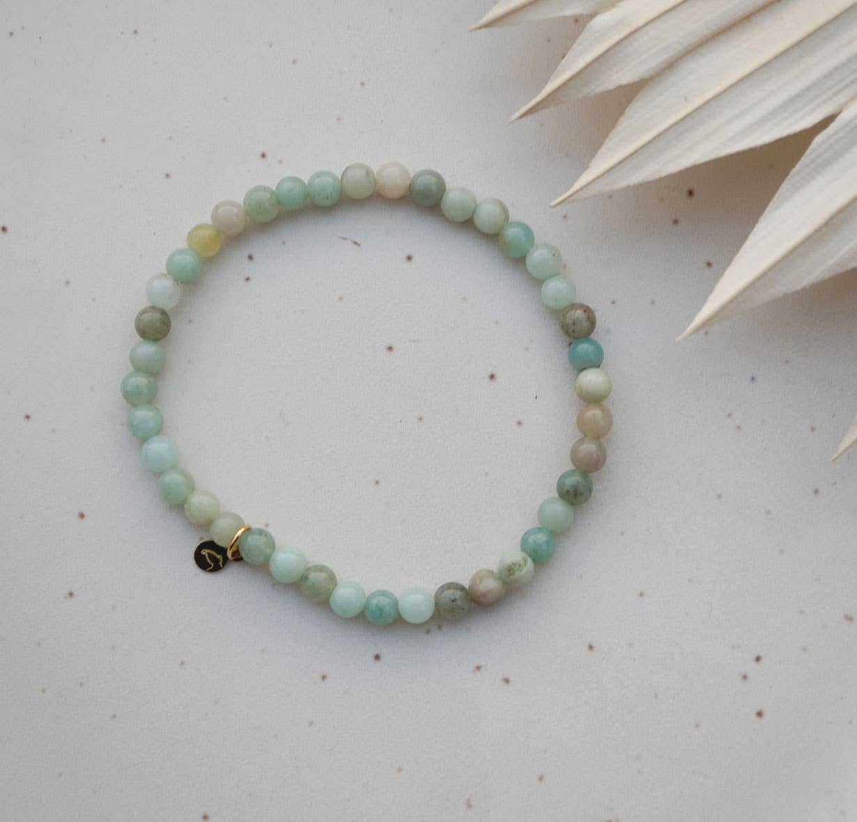 PEARL Armband: Aquamarin