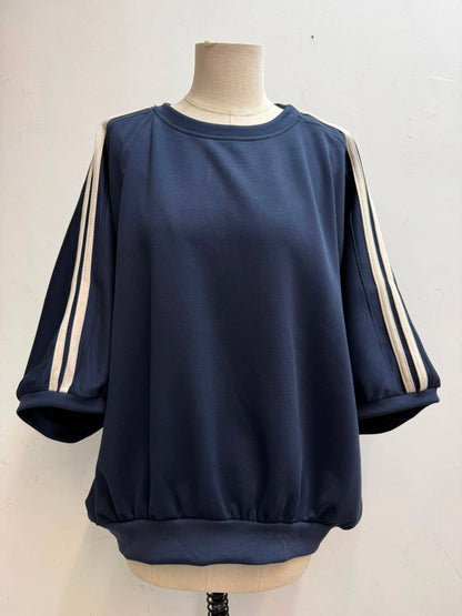Oversize-Sweatshirt mit Fledermausärmeln: Taupe / Eine Größe 51511