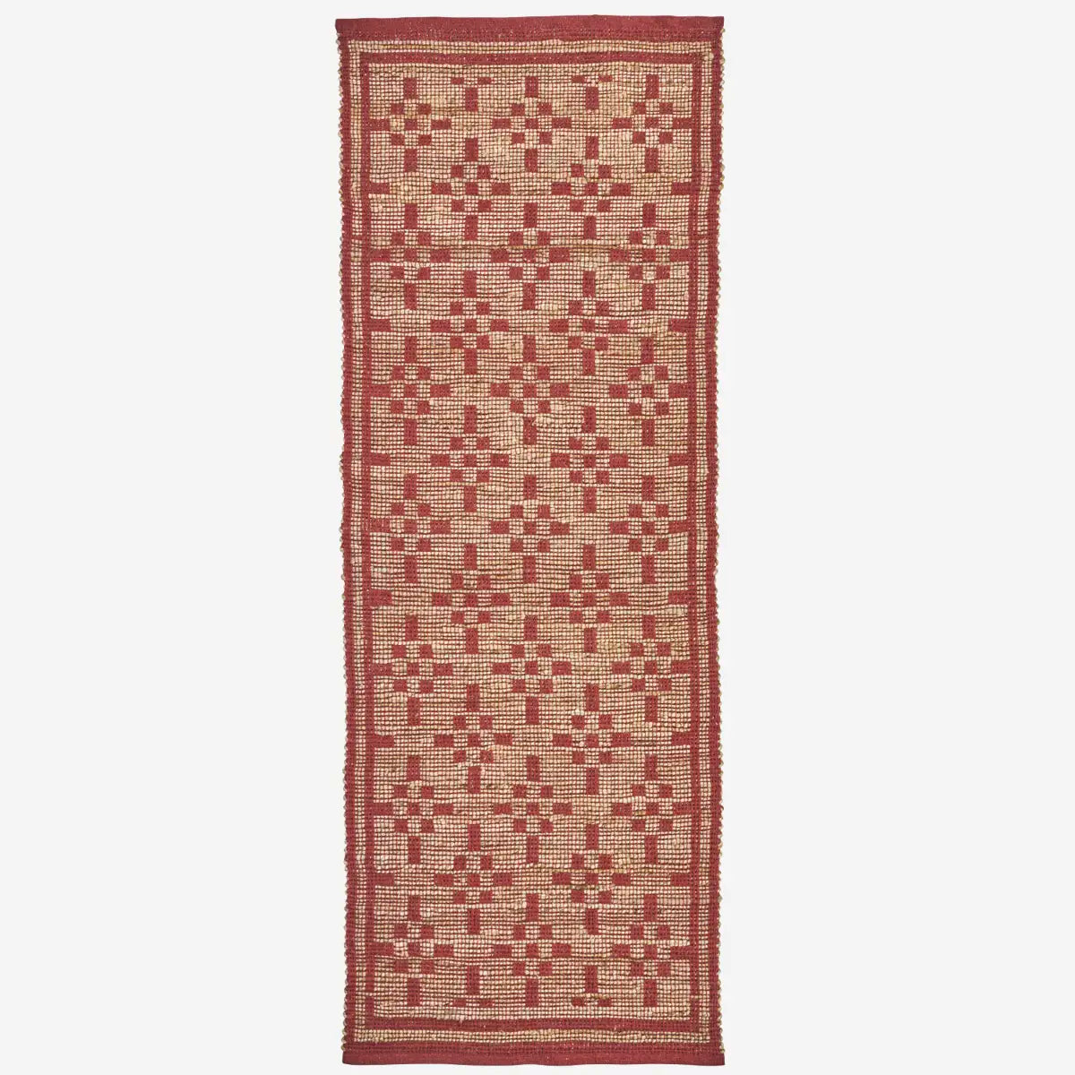 Teppich Jute rostrot 70x200 cm