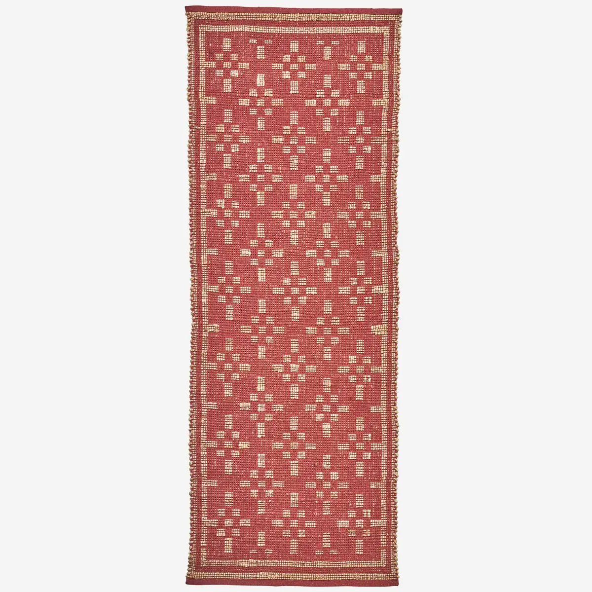 Teppich Jute rostrot 70x200 cm