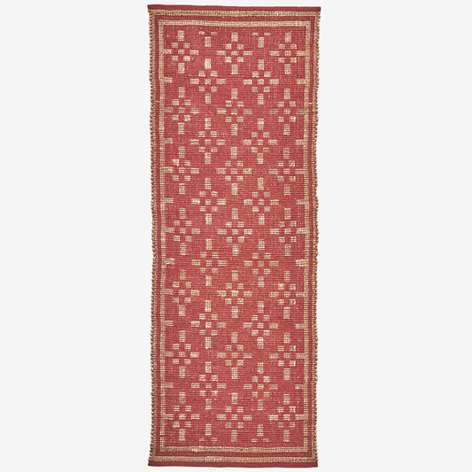 Teppich Jute rostrot 70x200 cm