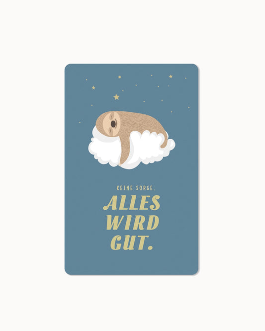 Lunacard Postkarte *Alles wird gut