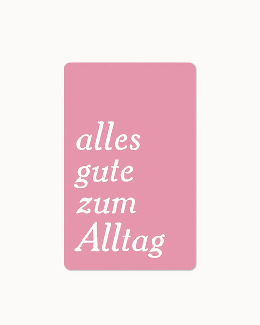 Lunacard Postkarte *Alltag