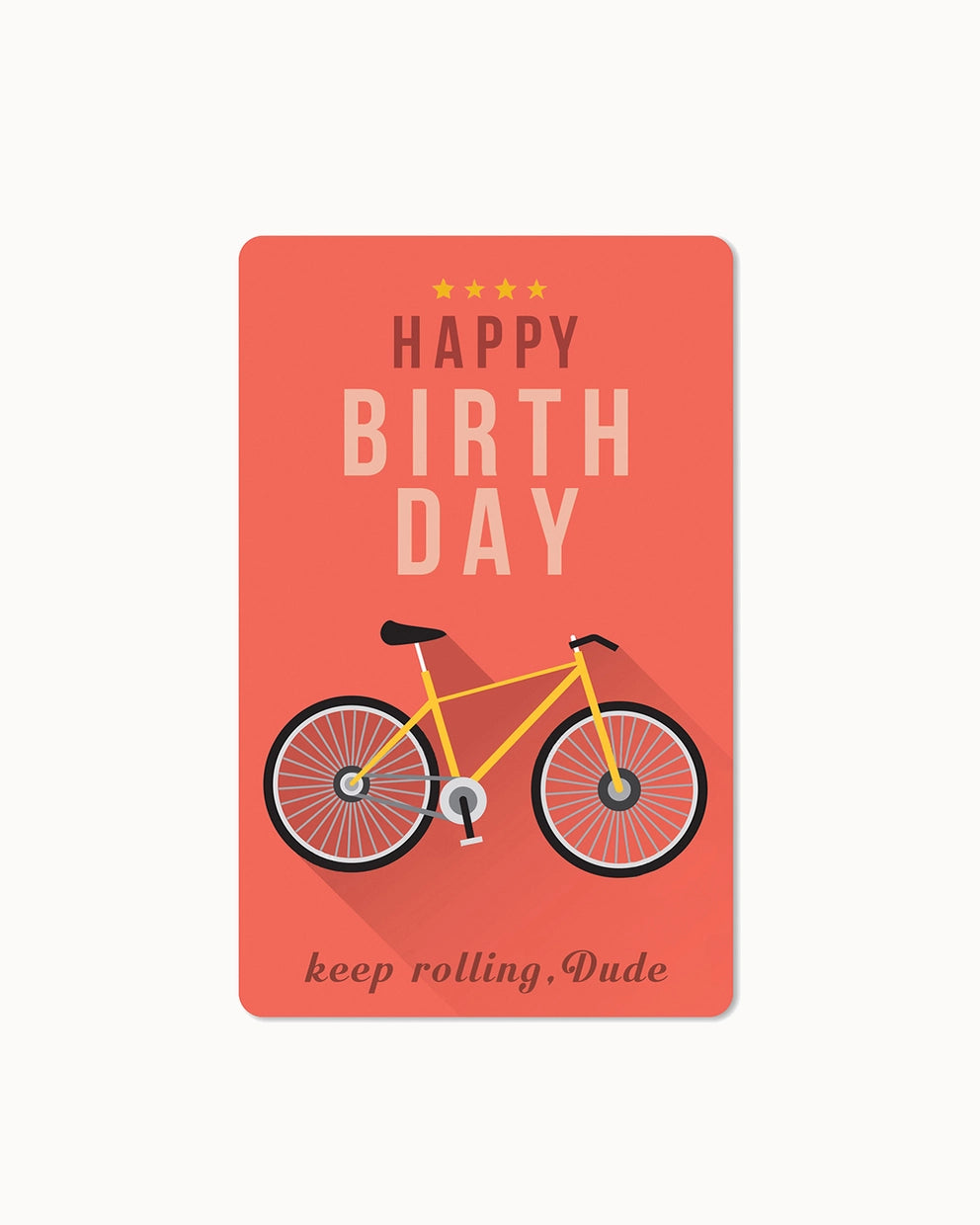 Lunacard Postkarte *Birthday Bike