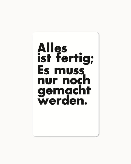 Lunacard Postkarte *Fertig