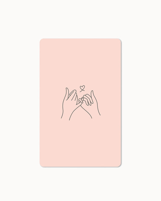 Lunacard Postkarte *Pinkie Promise