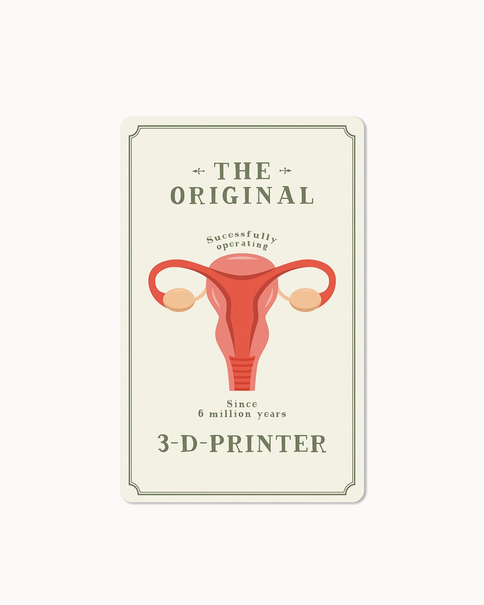 Lunacard Postkarte *3D Printer