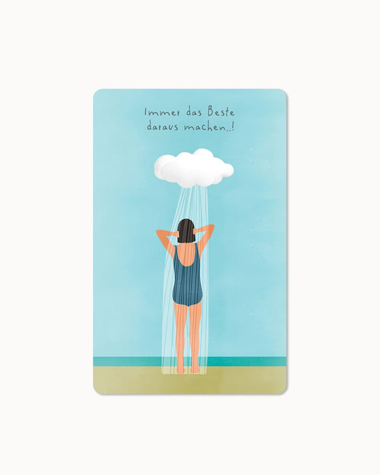 Lunacard Postkarte *Immer das Beste daraus machen