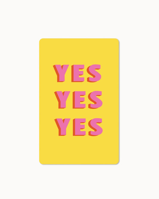 Lunacard Postkarte *YES YES YES