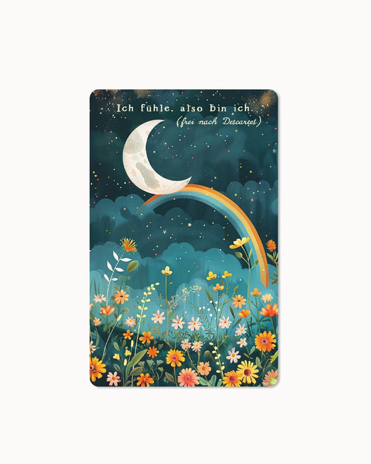 Lunacard Postkarte *Ich fühle, also bin ich