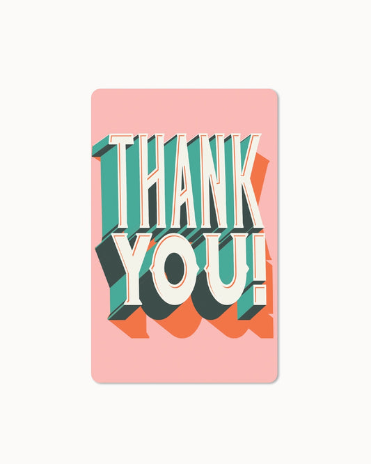 Lunacard Postkarte *Thank you