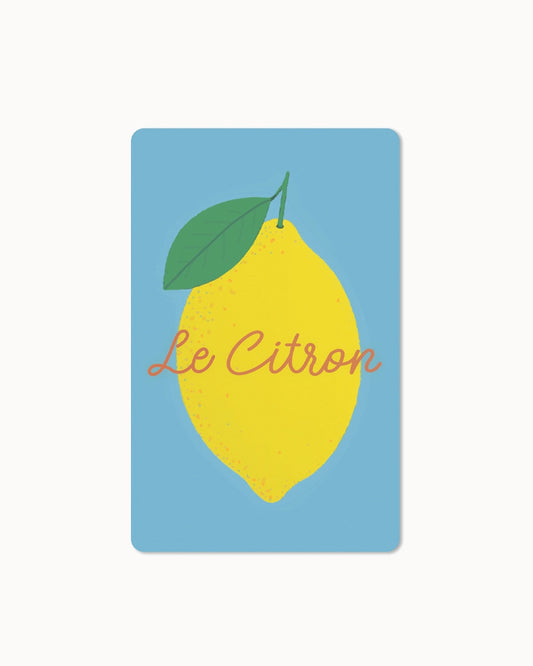 Lunacard Postkarte *Le Citron
