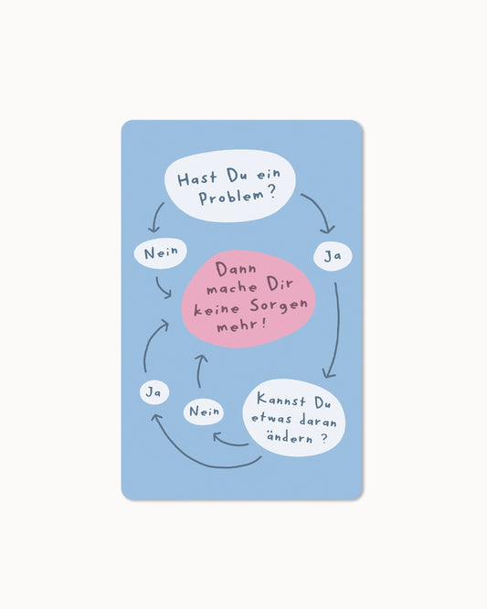 Lunacard Postkarte *Keine Sorgen