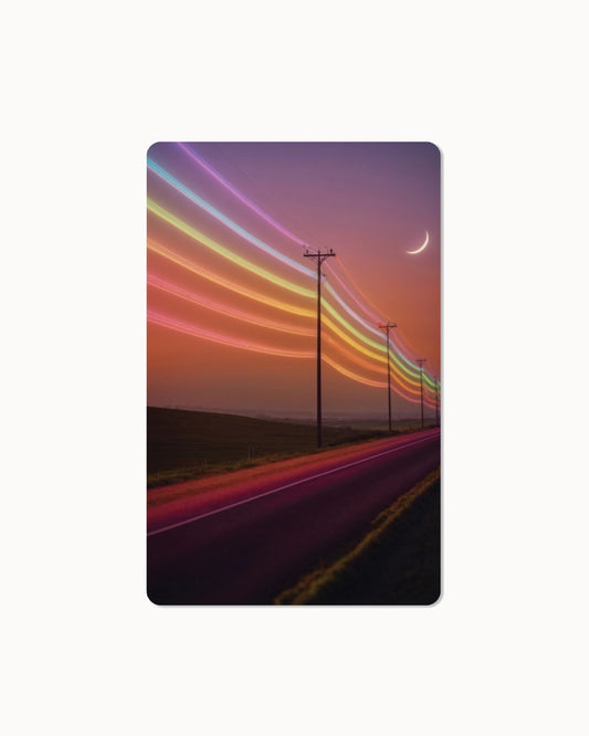 Lunacard Postkarte *Rainbow lane