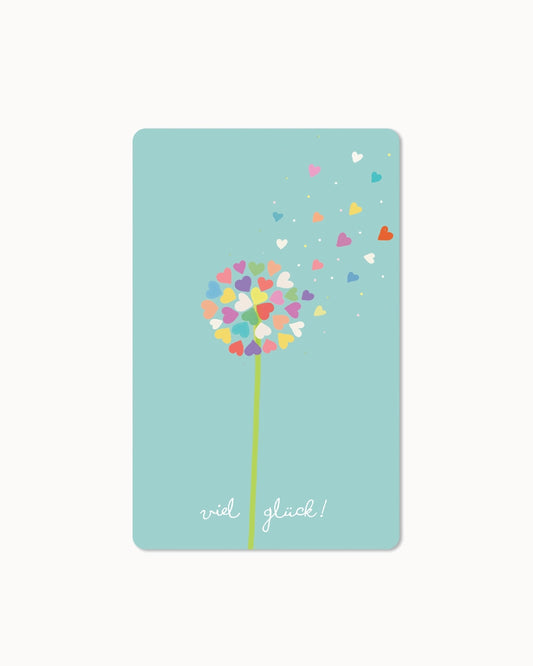 Lunacard Postkarte *Viel Glück