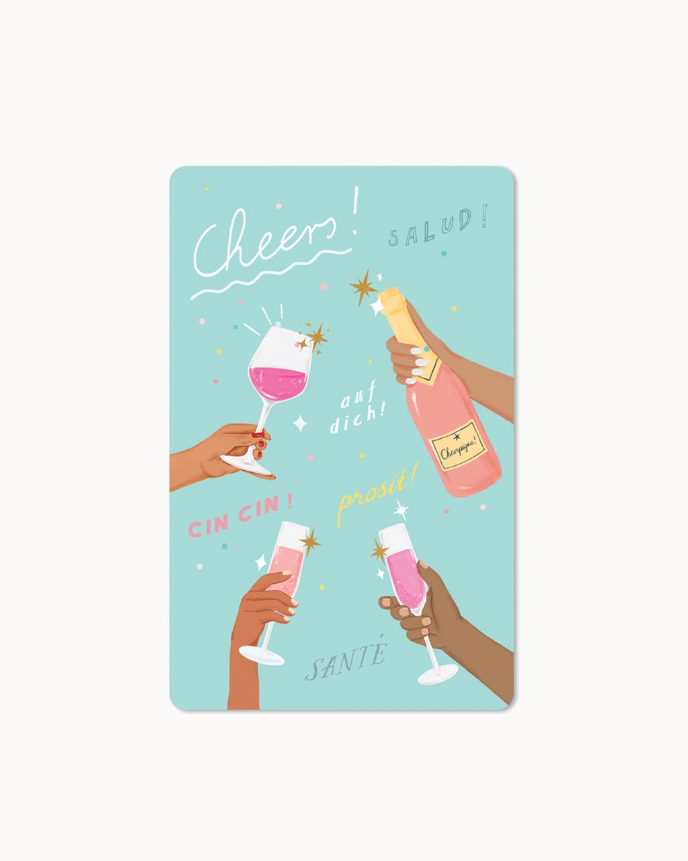 Lunacard Postkarte *Cheers
