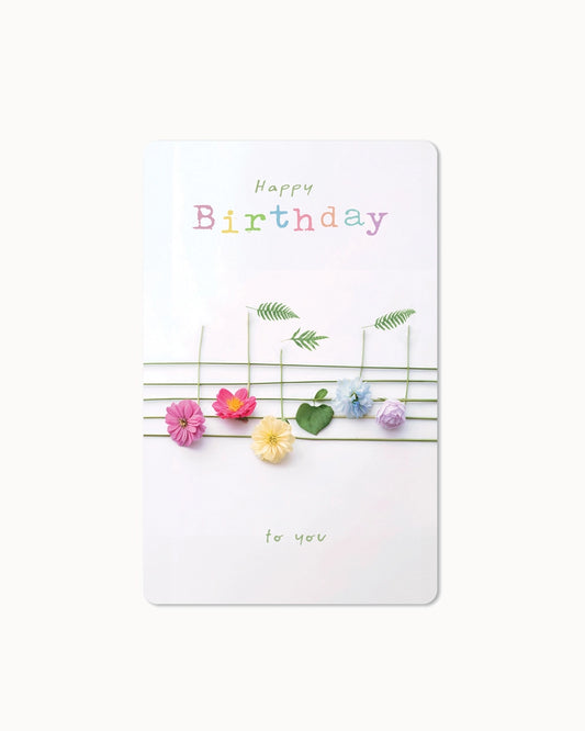 Lunacard Postkarte *flower notes