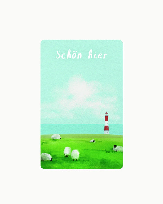Lunacard Postkarte *Schön hier