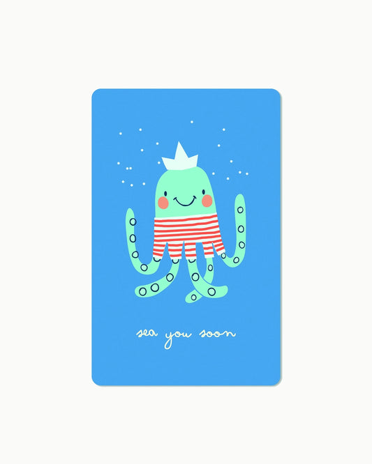 Lunacard Postkarte *sea you soon