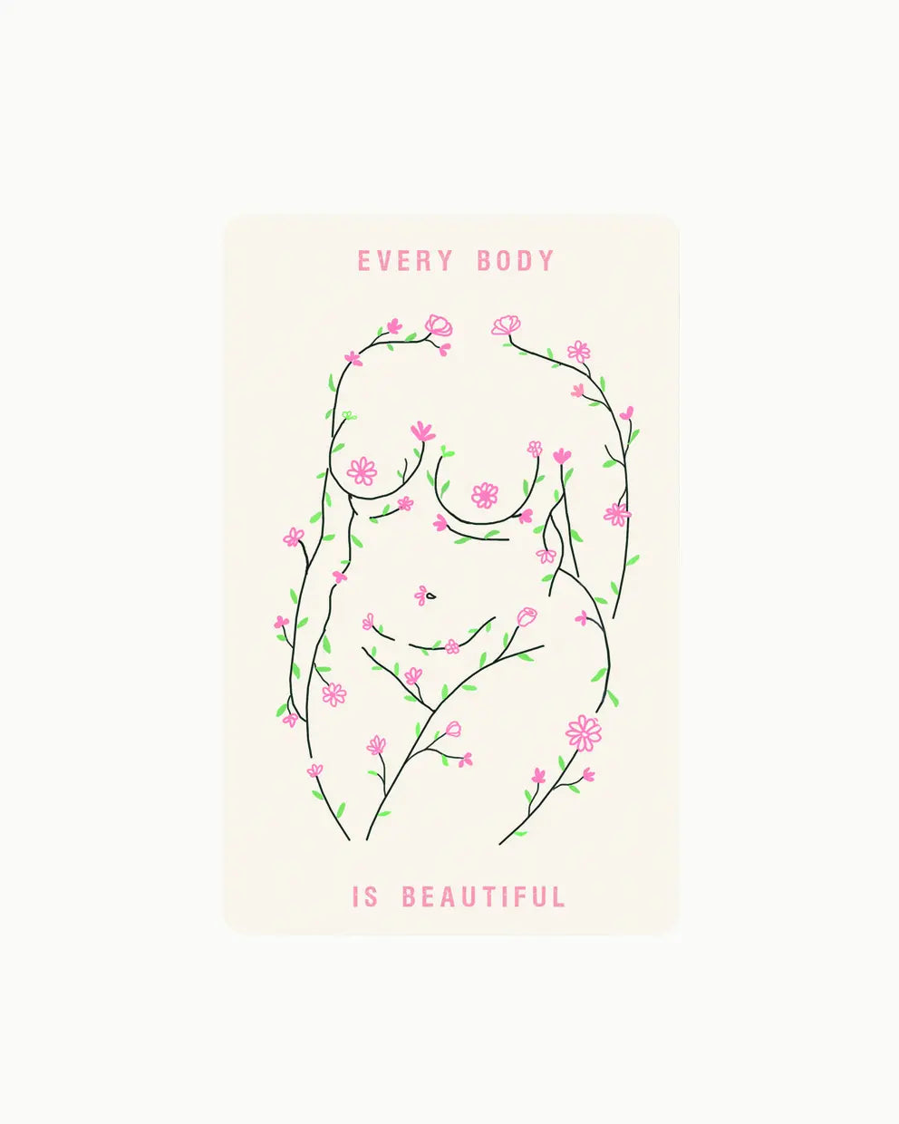 Lunacard Postkarte *beautiful body