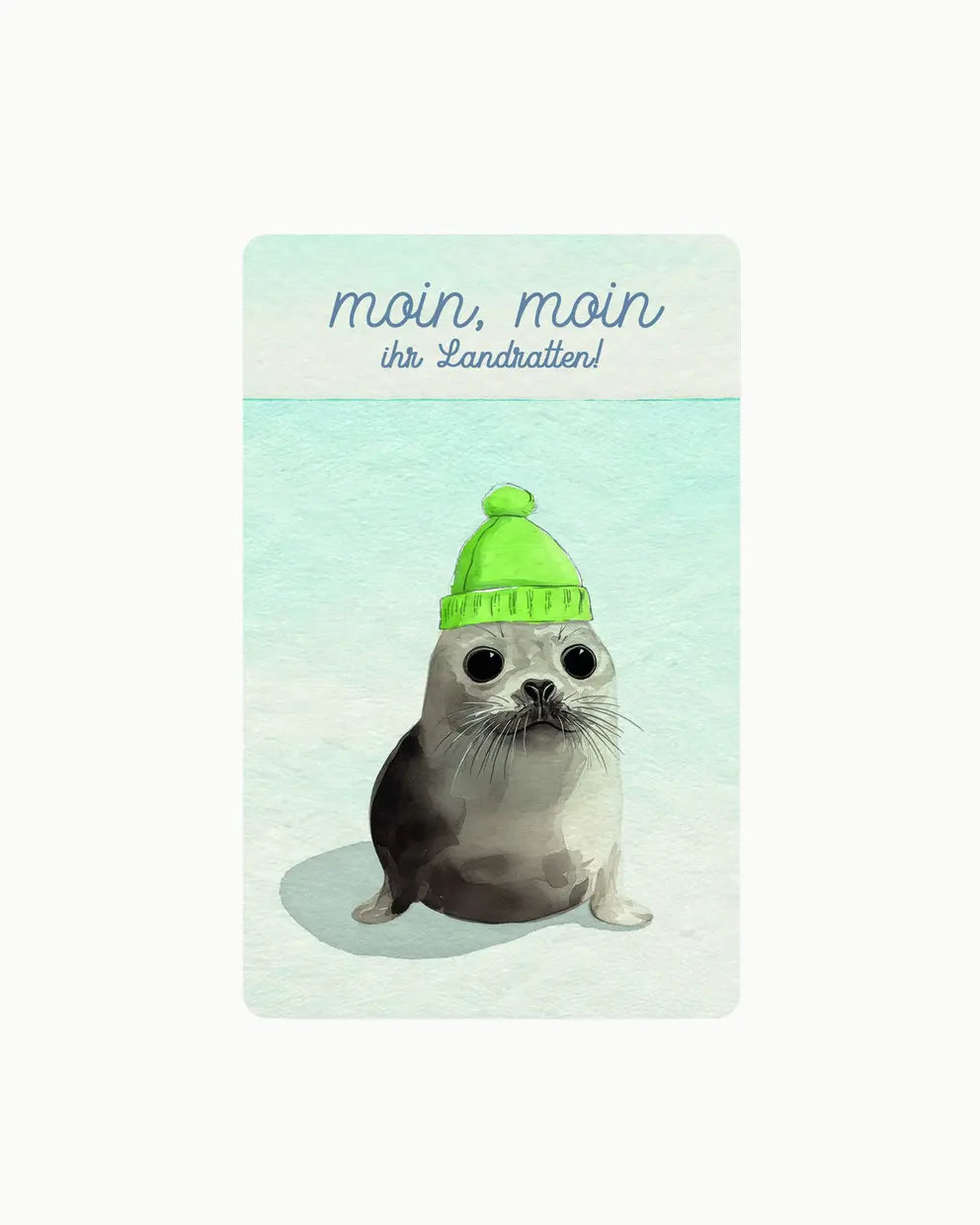 Lunacard Postkarte *Moin moin, ihr Landratten