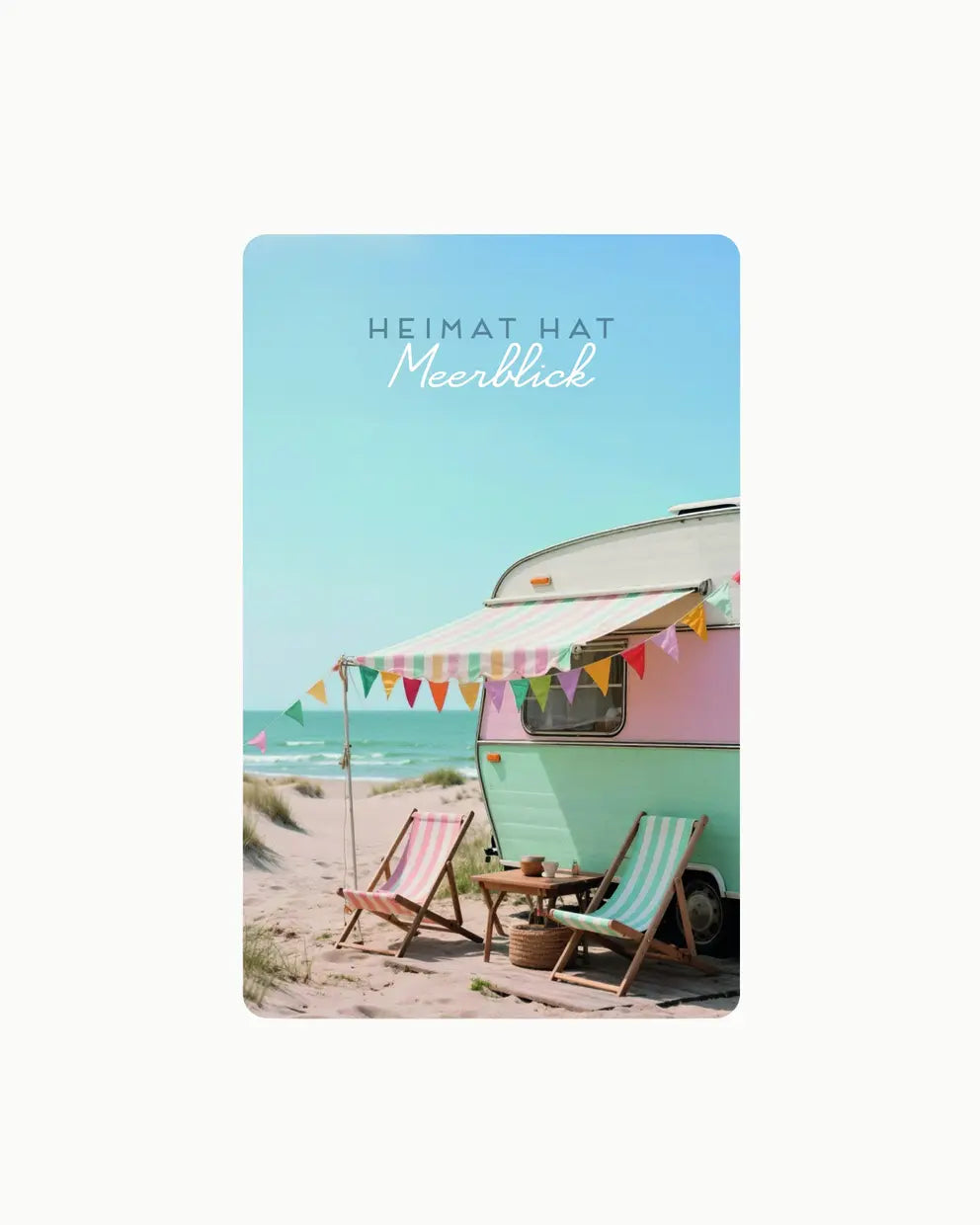 Lunacard Postkarte *Heimat mit Meerblick