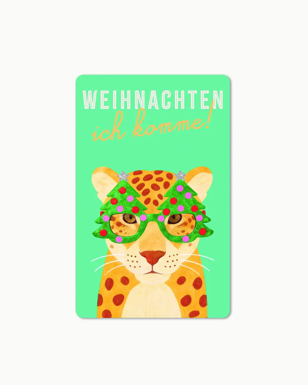 Lunacard Postkarte *Weihnachten ich komme!