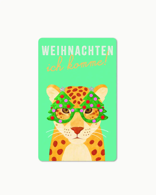 Lunacard Postkarte *Weihnachten ich komme!