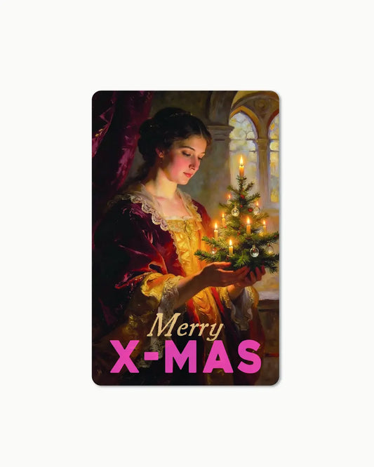 Lunacard Postkarte *Merry X-Mas