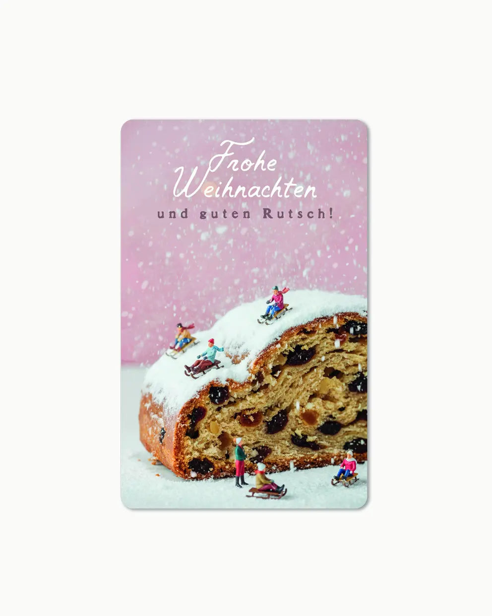 Lunacard Postkarte *Weihnachtsstollen