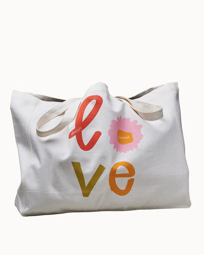 Organic Cotton Bag. Always choose Love