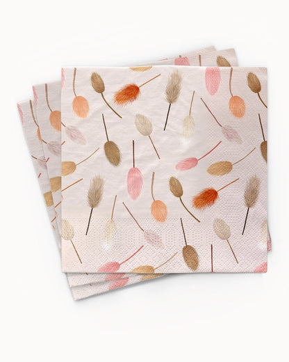 Serviette aus Bambus "Dried flower pattern"