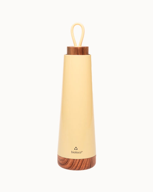 bioloco loop Thermosflasche Pastel Yellow / Pastell Gelb