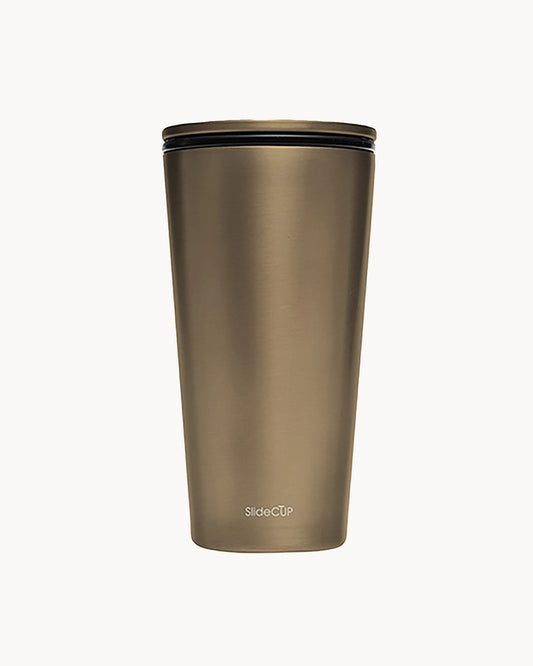 Stainless Steel Slide Cup / Thermostrinkflasche Brass