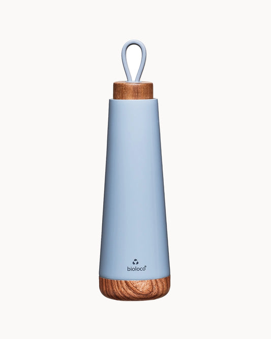 bioloco loop Thermosflasche Powder Blue / Graublau
