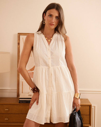 Kleid Kaïlore: Beige / M/L