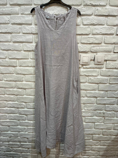 Kleid 26000 100% Leinen: Hellgrau