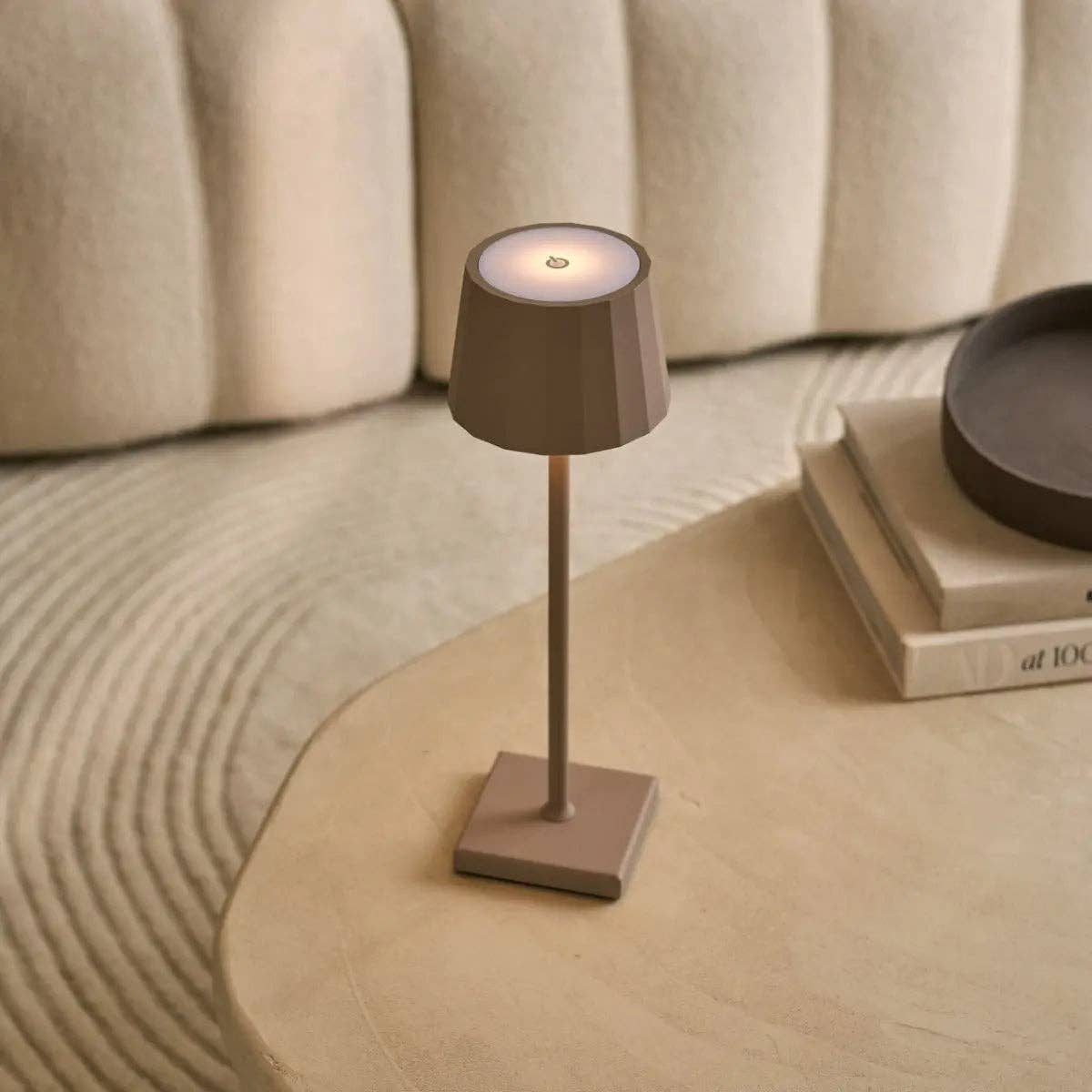 Tischlampe Wouter Koala Brown